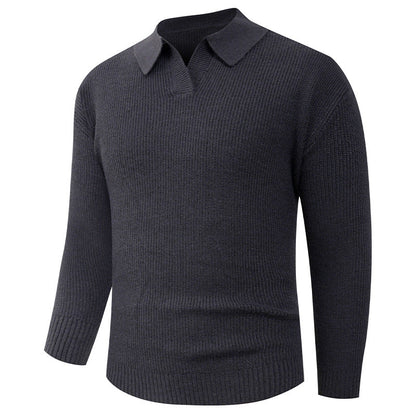 Herren Pullover Lässig Moderner Kragen
