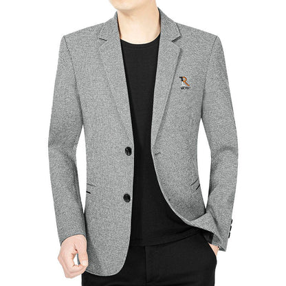Herren Blazer Jacke Modern Slim Fit mit Struktur
