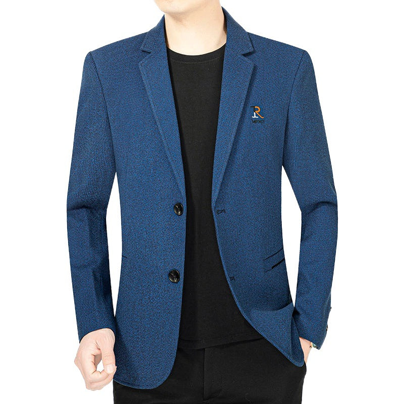 Herren Blazer Jacke Modern Slim Fit mit Struktur - BerlinGlamour