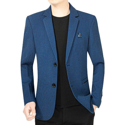 Herren Blazer Jacke Modern Slim Fit mit Struktur - BerlinGlamour
