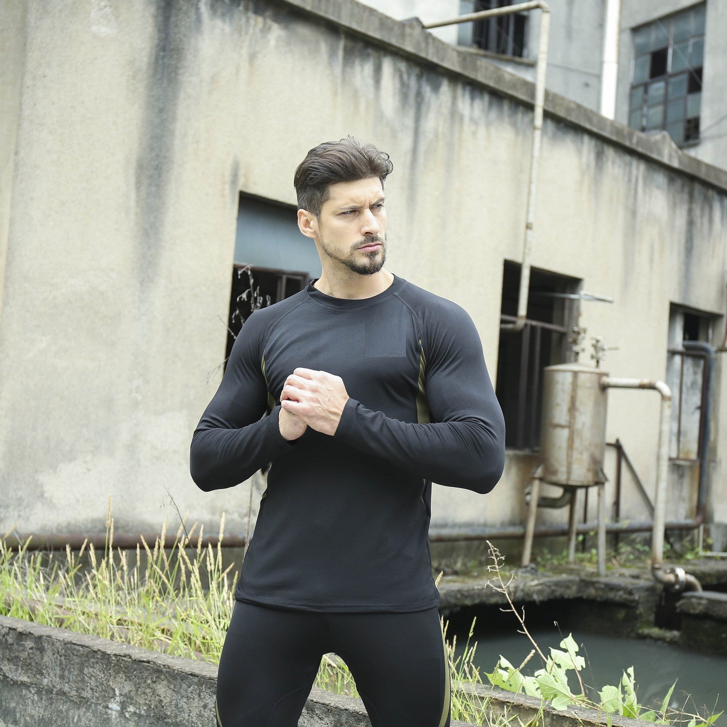 Herren Sportset Funktionale Kompressionsbekleidung