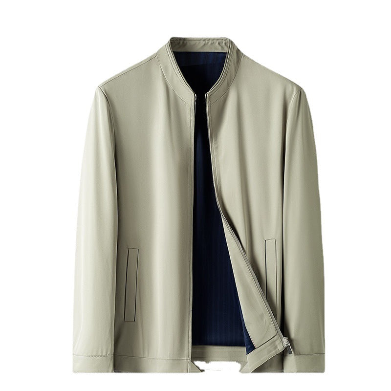 Herren Übergangsjacke Modern Stehkragen Praktisch