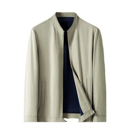 Herren Übergangsjacke Modern Stehkragen Praktisch