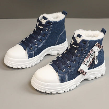 Damen Sneaker High Top Warm Innenfutter Robust