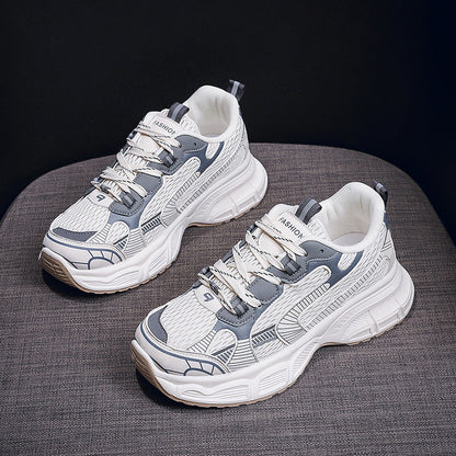 Damen Sneaker Chunky Sportschuhe atmungsaktiv Komfortsohle