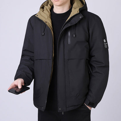 Herren Outdoor-Jacke Isoliert Wasserdicht Winter