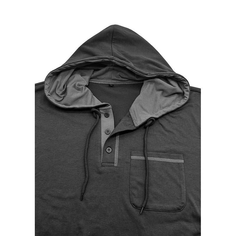 Herren Langarmshirt Kapuzenpullover Modern Style