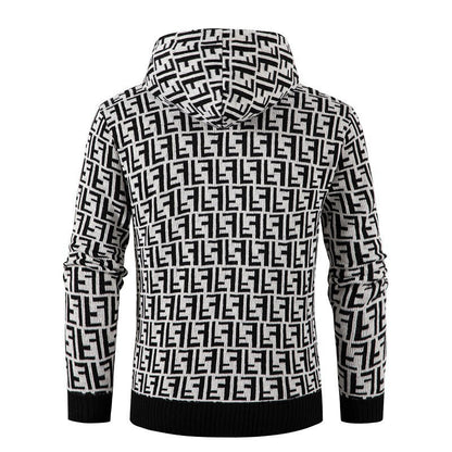 Herren Strickjacke Modern Trendig Muster