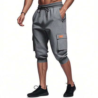 Herren Sweatpants Bequem Cargo Elastisch Mit Taschen