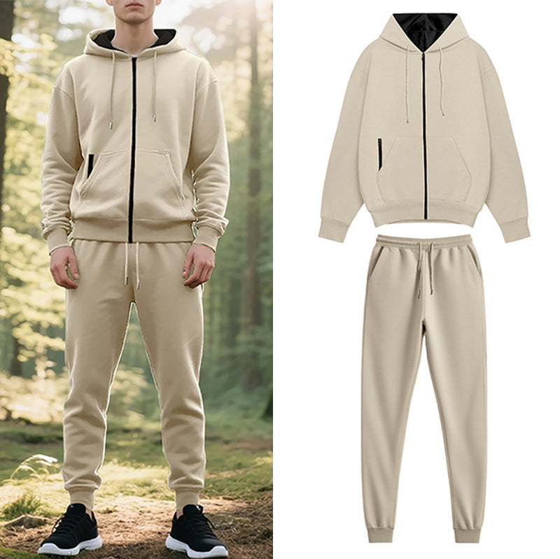 Herren Sportanzug Jogginghose Kapuzenpullover Bequem Modern