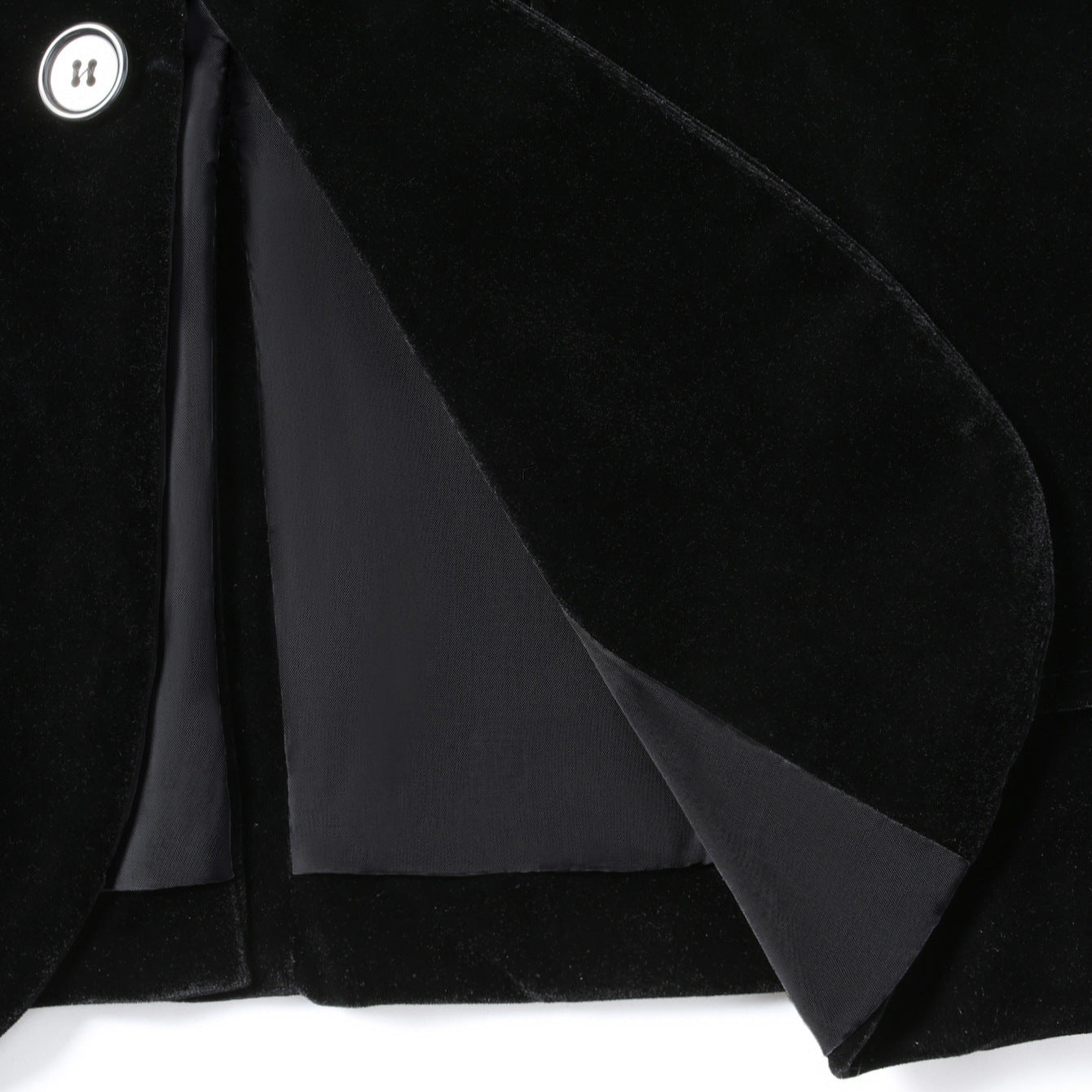 Herren Samtblazer Elegant Schlanker Schnitt Modern