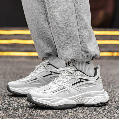 Damen Sneaker Sportlich atmungsaktiv Mesh Weiss - BerlinGlamour