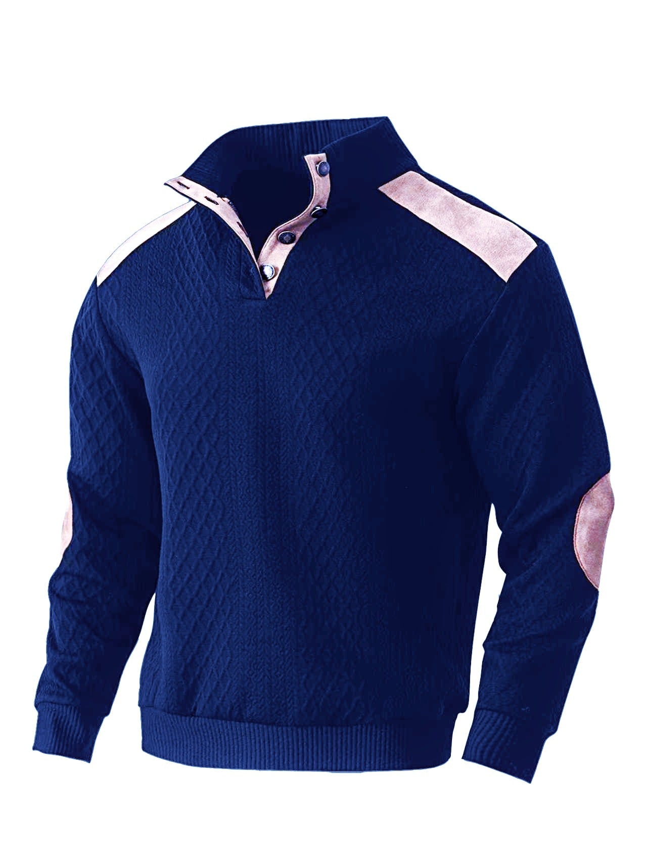 Herren Strickpullover Stehkragen Modern Trendig