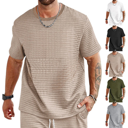 Herren T-Shirt Lässig Strukturiert Berlin Style - BerlinGlamour