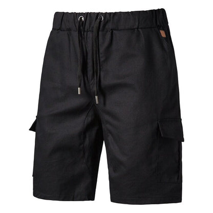 Herren Cargo Shorts Bequem Elastisch mit Taschen