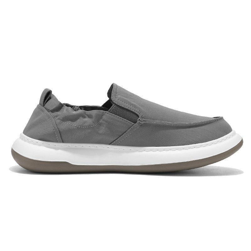 Damen Sneaker Bequem Slip-On Weiße Sportschuhe
