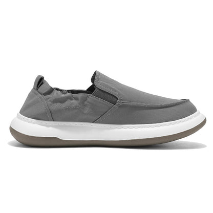 Damen Sneaker Bequem Slip-On Weiße Sportschuhe