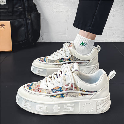 Damen Sneaker Hochplateau Modisch Größe 36-41