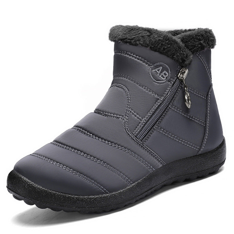 Damen Winterstiefel Isoliert Rutschfest Mit Reißverschluss