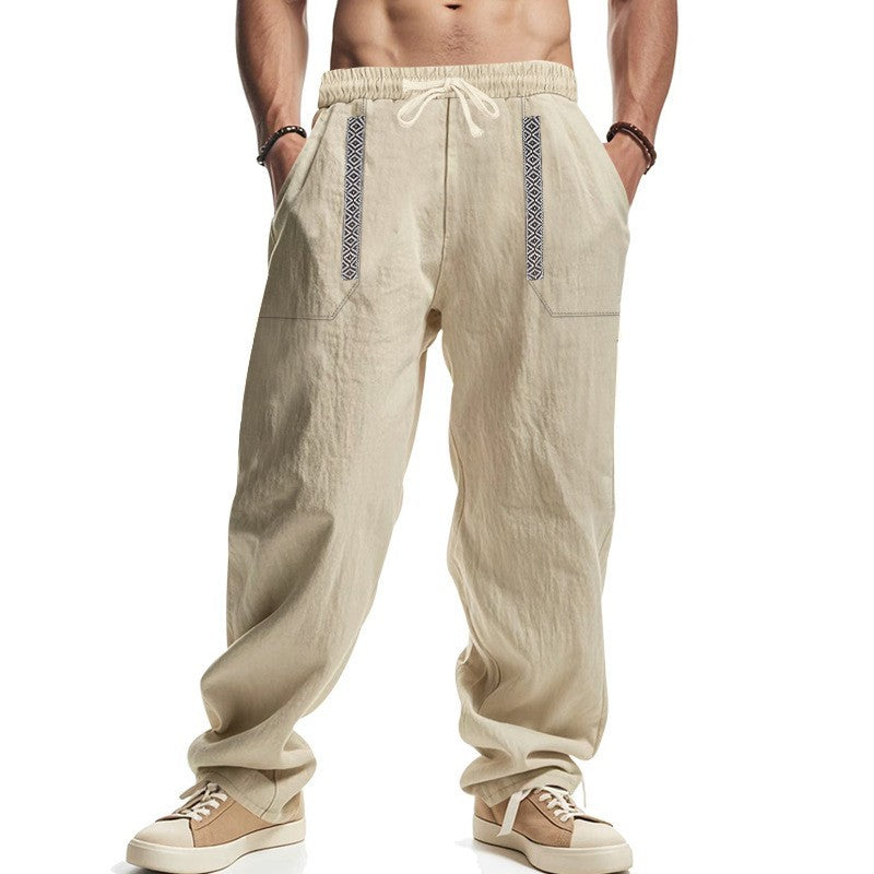 Herren lässige Cargo-Hose mit elastischem Bund und praktischen Taschen Berlin Glamour.