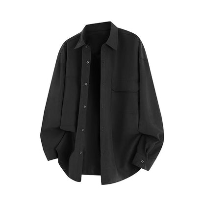 Herren Overshirt Lässig mit Taschen Freizeitstyle