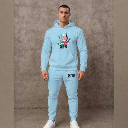 Herren Kapuzenpullover Sportlich mit Grafikdruck Modern