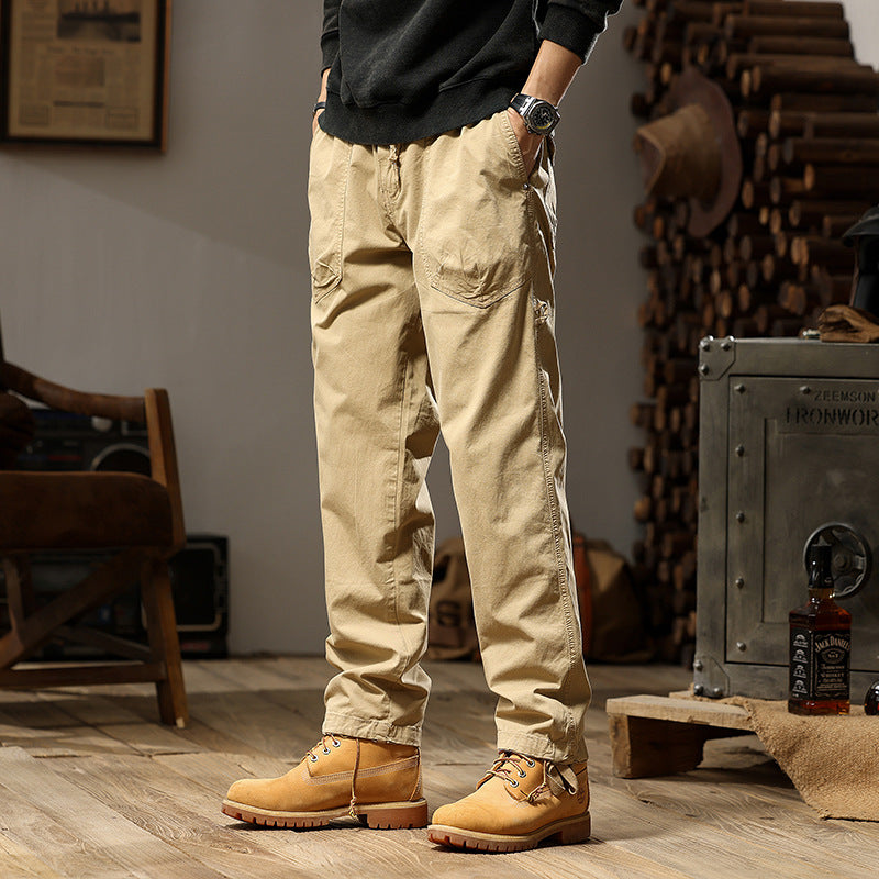 Herren Cargo-Hose Multifunktionshose Bequem Elegant