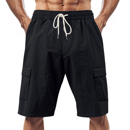 Herren Cargo Shorts Bequem Praktisch Mit Seitentaschen