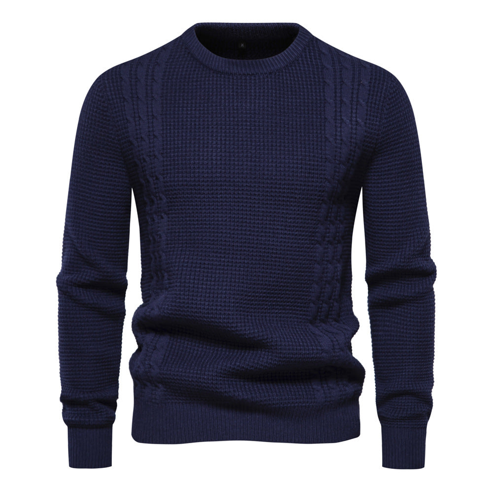 Herren Strickpullover Modern Struktur Design Elegant