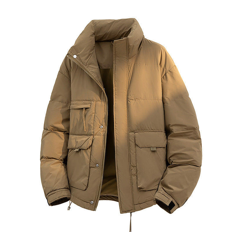 Herren Winterjacke Isoliert Mit Vielen Taschen