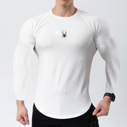 Herren Kompressions-Shirt Atmungsaktiv Sportlich Slim-Fit