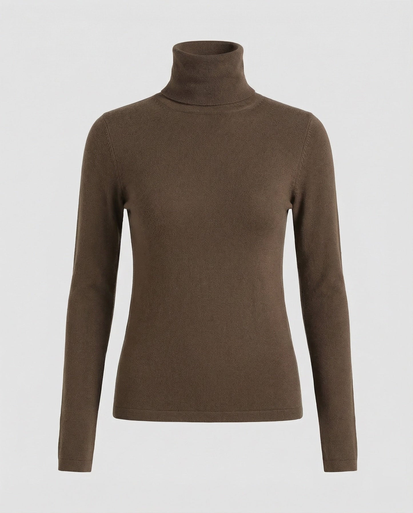 Damen Wollpullover Rollkragen Warm Herbst Winter