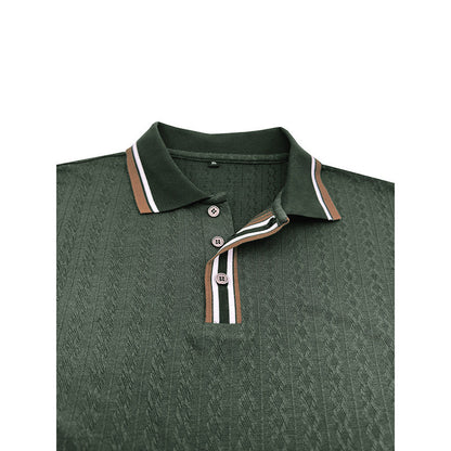 Elegantes Herren Polohemd Langarm Modern Berlin Style
