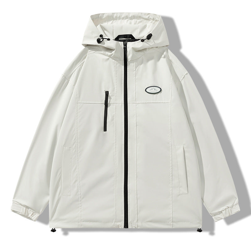 Herren Outdoor Jacke Wetterfest Verstellbare Kapuze