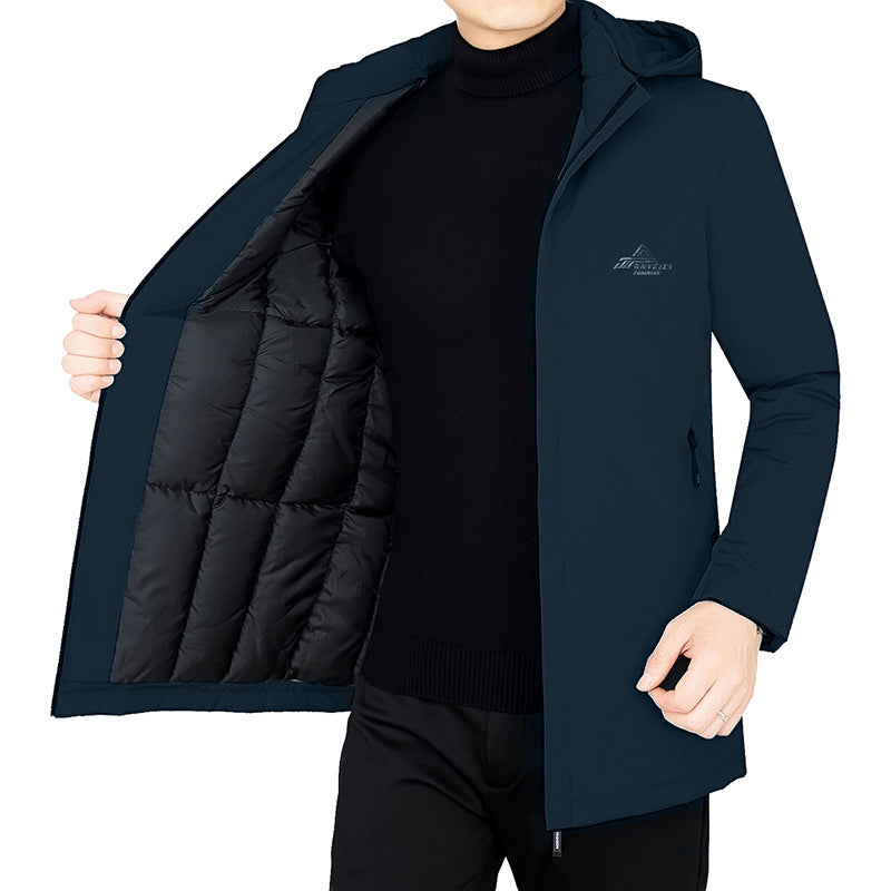 Wasserdichte Thermojacke Herren Kapuze Warm - BerlinGlamour