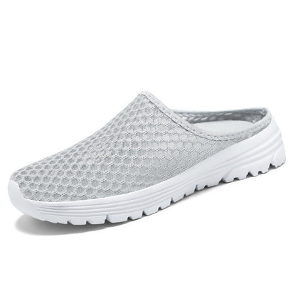 Damen Clogs Bequem Atmungsaktiv Netz Design Sommer