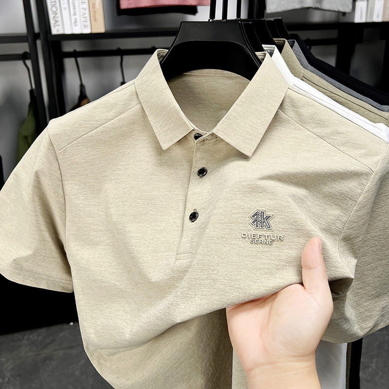 Herren Poloshirt atmungsaktiv Feinbaumwolle Modern - BerlinGlamour