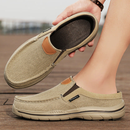 Damen Slip-On Schuhe Elastisch Bequem Casual