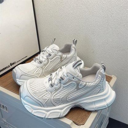 Damen Sneaker Sportlich Komfortabel Mit Mesh