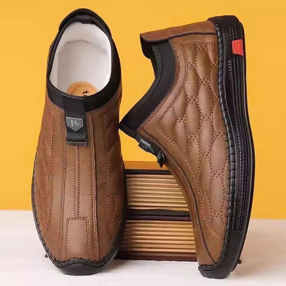 Herren Stiefeletten Bequem Reißverschluss Weich