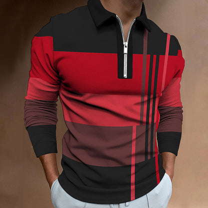 Herren Langarmhemd Sportlich Modern