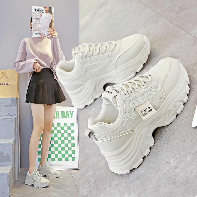 Damen Sneaker Chunky Bequem Laufsohle Dämpfung - BerlinGlamour