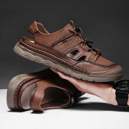 Herren Sandalen mit Verstellbarem Riemen Bequem Sommer - BerlinGlamour