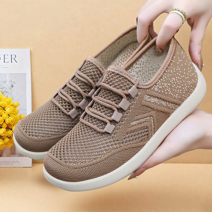 Damen Sneaker Atmungsaktiv Elastisch Komfortschuh - BerlinGlamour