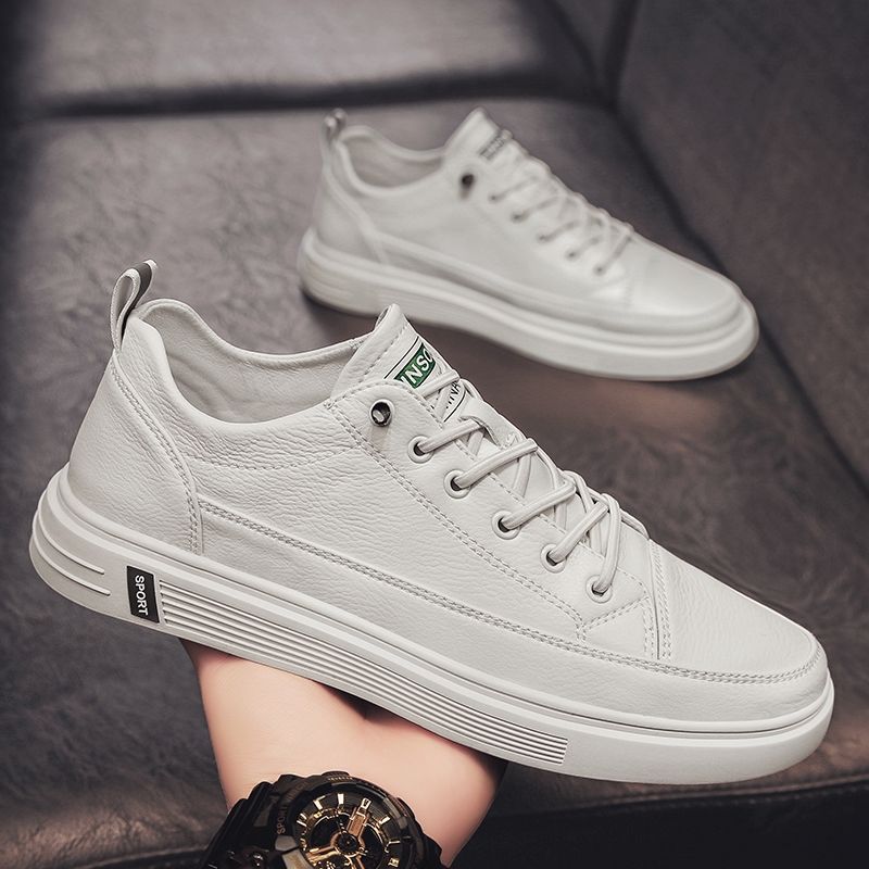 Damen Sneaker Leder Schuhe Bequem Laufsohle - BerlinGlamour