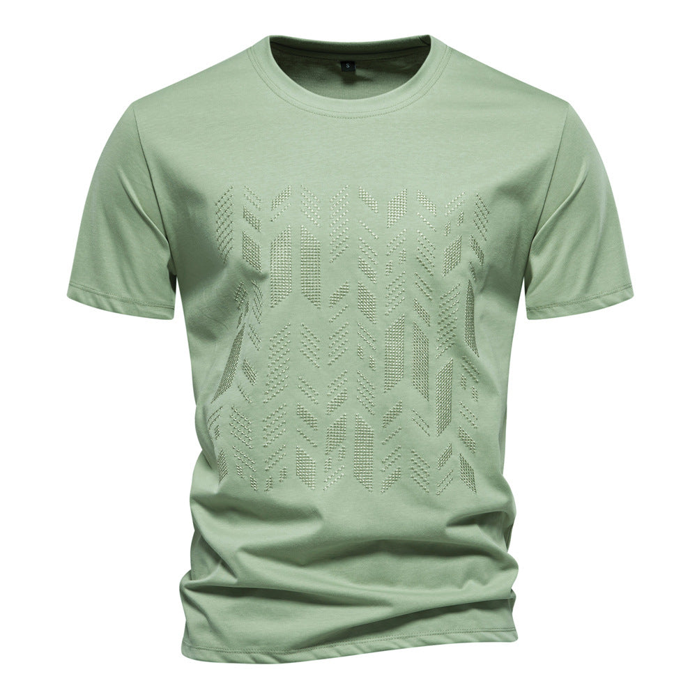 Herren T-Shirt Modernes Strukturdesign Trendy Berlin