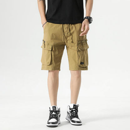 Herren Cargoshorts Bequem Elastisch Mit Vielen Taschen