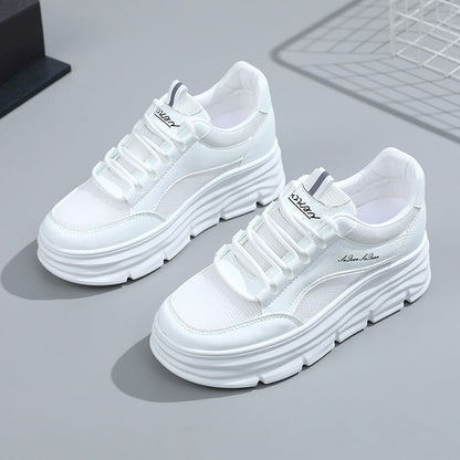 Damen Sneaker Plattform Schuhe Bequem Flexibel