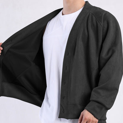 Herren Kapuzenjacke Modern Weich Innenfutter Berlin Style