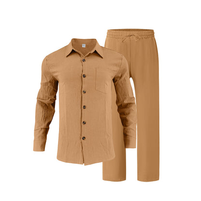 Herren Hemd und Hose Set Modern Elegante Business Kleidung